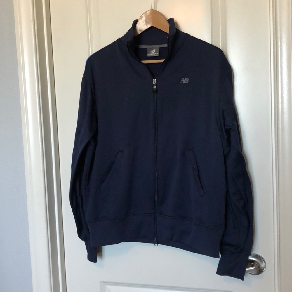Double zip new balance track jacket size Medium